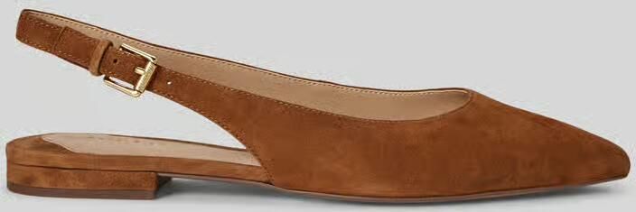 Lauren Ralph Lauren Sandalen met hak Londyn Slbck-Flats-Slingback in bruin - Foto 4