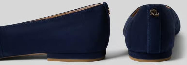 Lauren Ralph Lauren Ballerinas Londyn-Flats-Ballet in blauw - Foto 3