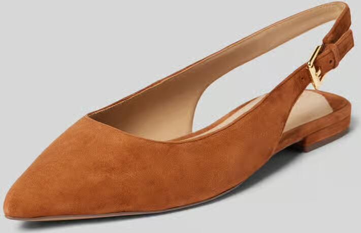 Lauren Ralph Lauren Sandalen met hak Londyn Slbck-Flats-Slingback in bruin - Foto 3