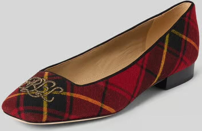 Lauren Ralph Lauren Ballerina's met labelstitching