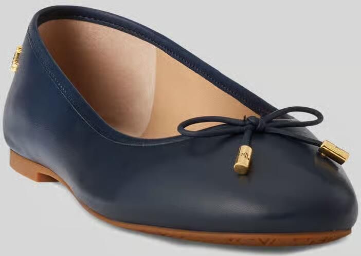 Lauren Ralph Lauren Ballerina's van echt leer