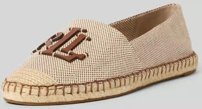 Lauren Ralph Lauren Espadrilles met logo-applicatie model 'CAMERYN'