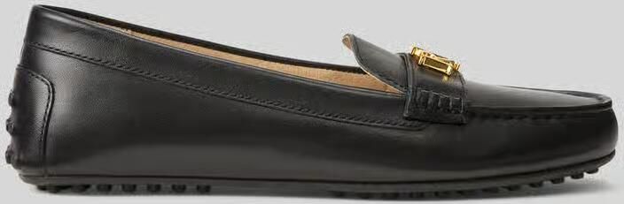 LAUREN RALPH LAUREN Mocassins Dames Barnsbury Flats Maat: 38 Materiaal: Leer Kleur: Zwart - Foto 8