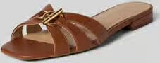Lauren Ralph Lauren Instappers van echt leer model 'BLAIKE SLIDE' - Foto 6