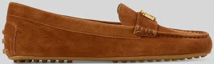 Lauren Ralph Lauren Mocassins van leer met labelapplicatie model 'BARNSBURY' - Foto 4