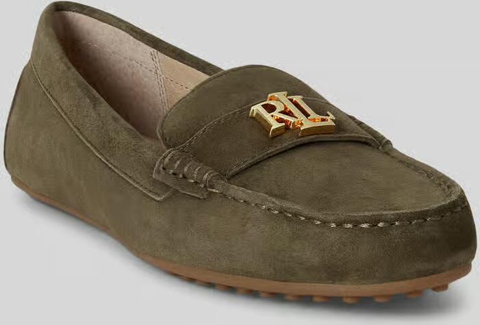 Lauren Ralph Lauren Instappers van echt suède