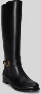 Lauren Ralph Lauren Laars van echt leer met logodetail