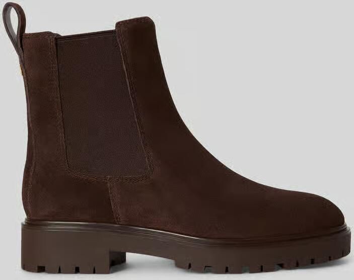 Lauren Ralph Lauren Laarsjes van echt leer met logodetail - Foto 2