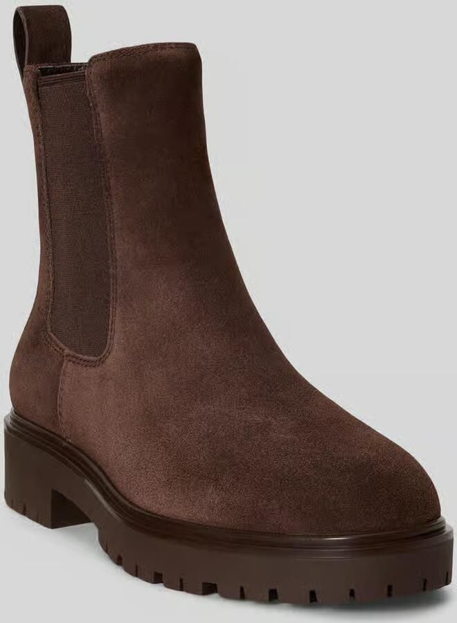 Lauren Ralph Lauren Laarsjes van echt leer met logodetail