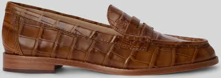 Lauren Ralph Lauren loafers van echt leer - Foto 2