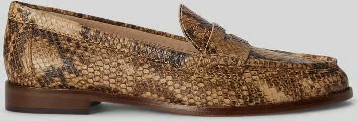 Lauren Ralph Lauren loafers van echt leer - Foto 2