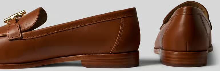 Lauren Ralph Lauren Loafers van echt leer met logo-applicatie model 'BLAIKE' - Foto 2