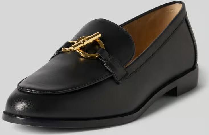 Lauren Ralph Lauren Loafers van echt leer met logo-applicatie model 'BLAIKE' - Foto 3
