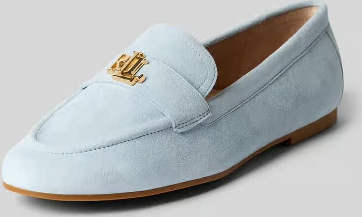 LAUREN RALPH LAUREN Loafers Dames Averi Iii Flats Suède Blauw - Foto 8