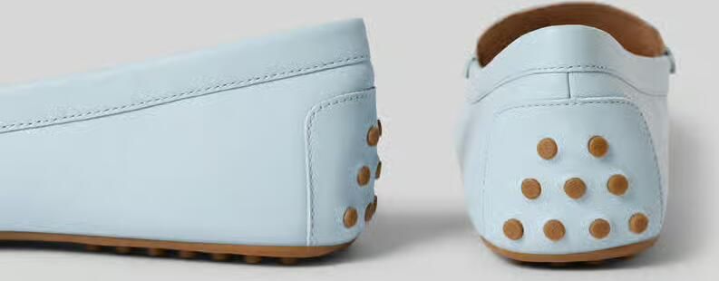 LAUREN RALPH LAUREN Loafers Dames Barnsbury Flats Driver Maat: 40 Materiaal: Leer Kleur: Blauw - Foto 8