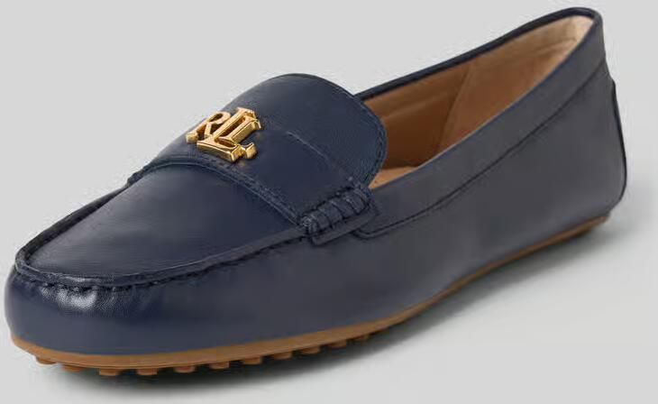 Lauren Ralph Lauren Loafers & ballerina schoenen Barnsbury-Flats-Driver in blauw - Foto 7