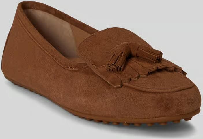 Lauren Ralph Lauren Loafers van echt suède model 'TAYTE'