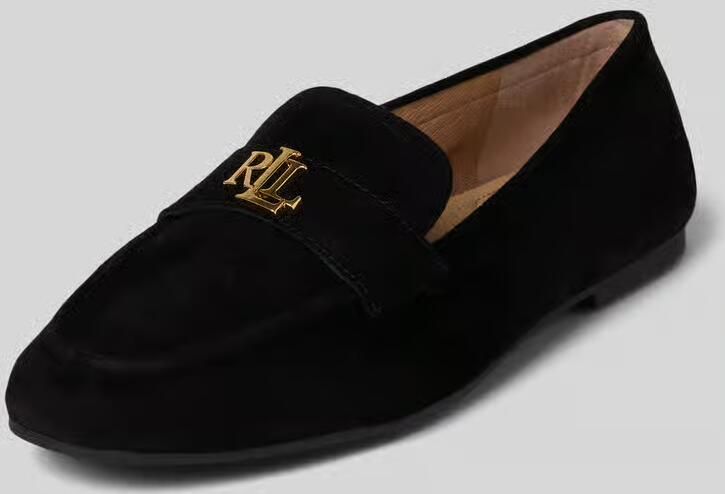 LAUREN RALPH LAUREN Loafers Dames Averi Iii Flats Suède Zwart - Foto 8