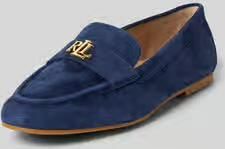 LAUREN RALPH LAUREN Loafers Dames Averi Iii Flats Maat: 42 Materiaal: Suède Kleur: Blauw - Foto 12