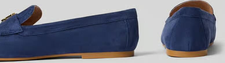LAUREN RALPH LAUREN Loafers Dames Averi Iii Flats Maat: 42 Materiaal: Suède Kleur: Blauw - Foto 13
