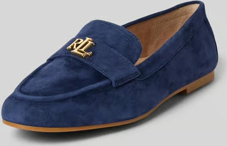 LAUREN RALPH LAUREN Loafers Dames Averi Iii Flats Suède Blauw - Foto 13