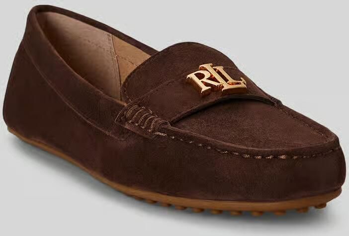 Lauren Ralph Lauren Mocassins van echt schapenleer model 'BARNSBURY'
