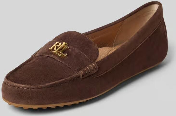Lauren Ralph Lauren Mocassins van echt schapenleer model 'BARNSBURY'
