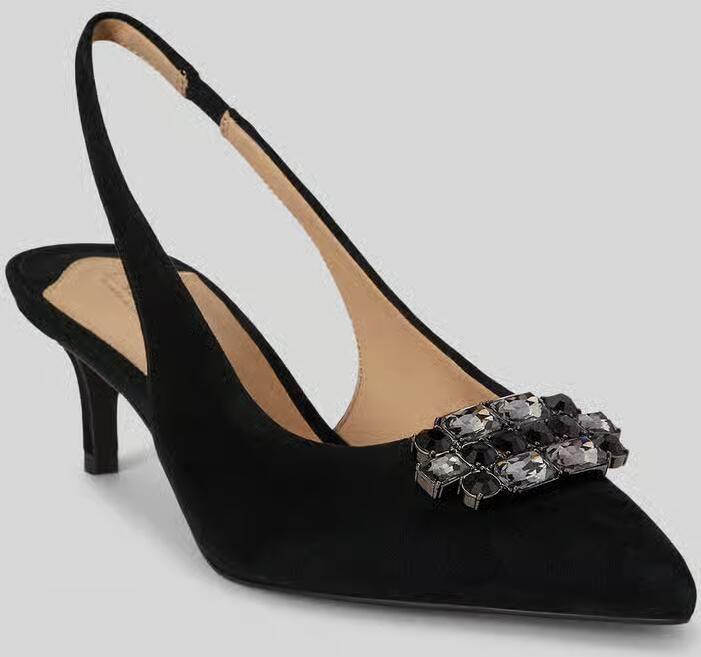 Lauren Ralph Lauren Pumps met strassapplicatie van runder nappa