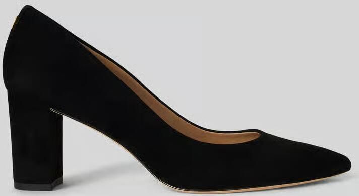 Lauren Ralph Lauren Hoge hakken Lanette Blkh-Pumps-Closed Toe in zwart - Foto 7