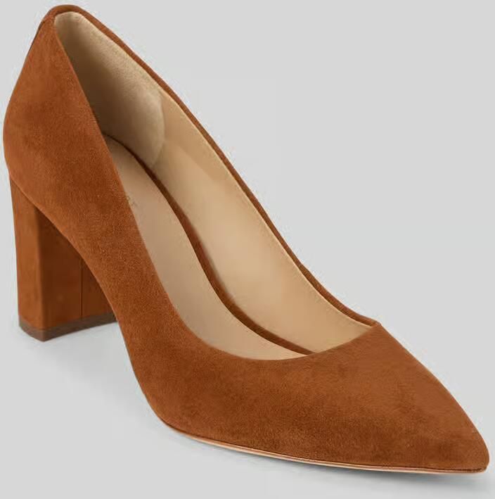 Lauren Ralph Lauren Pumps van echt leer met logodetail - Foto 3