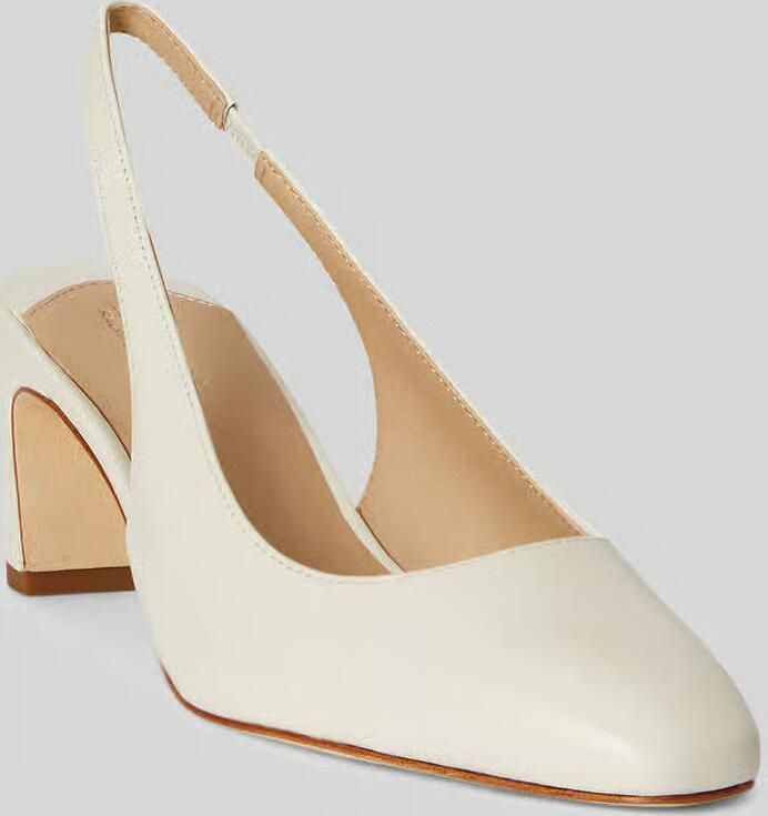 Lauren Ralph Lauren Slingback pumps van echt leer - Foto 3