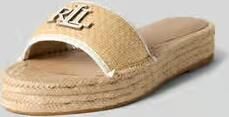 Lauren Ralph Lauren Slippers van echt leer model 'POLLY 4'