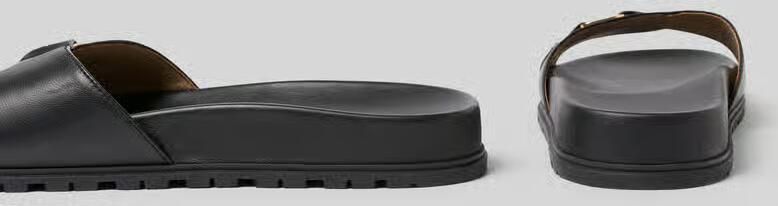 Lauren Ralph Lauren Slippers van echt leer model 'TASHA' - Foto 2