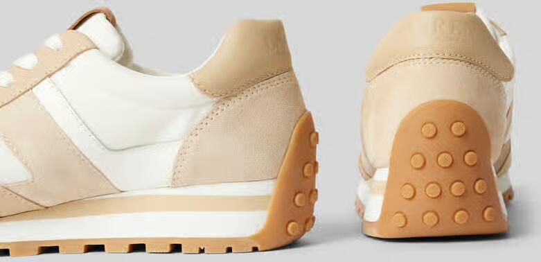 LAUREN RALPH LAUREN Lage Sneakers Dames Franky Maat: 37 5 Materiaal: Leer Kleur: Beige - Foto 12