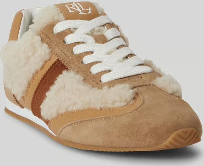 Lauren Ralph Lauren Sneakers van echt kalfssuède model 'DANI'