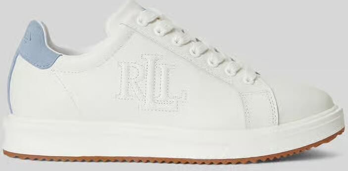 Lauren Ralph Lauren Sneakers van echt leer met gestikt logo - Foto 6