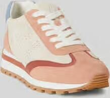 Lauren Ralph Lauren Sneakers laag 'DANI' sand lichtblauw abrikoos kersrood - Foto 5