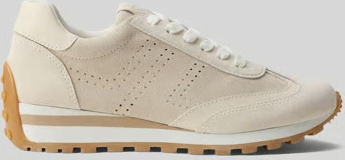 Lauren Ralph Lauren Sneakers van echt leer met reliëflogo - Foto 5