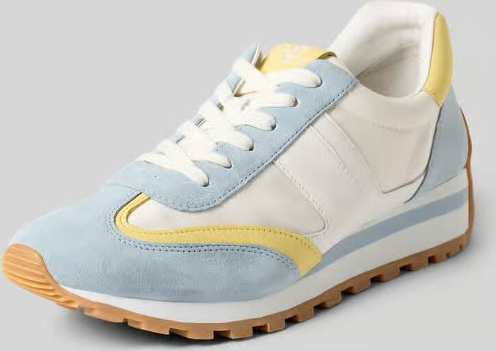 Lauren Ralph Lauren Sneakers laag 'DANI' duifblauw geel wit - Foto 3