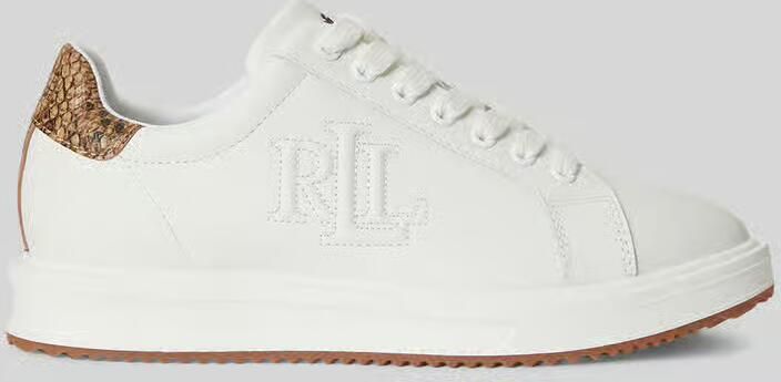 Lauren Ralph Lauren sneakers van echt leer van rundleer model 'AINSLEY' - Foto 2