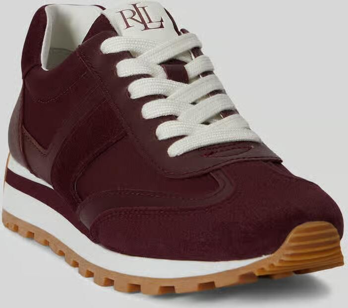Lauren Ralph Lauren Sneakers van echt rundleer model 'DANI'