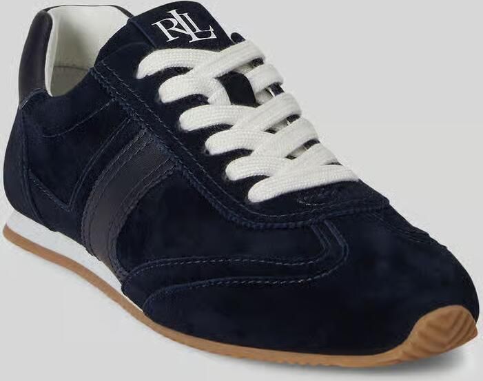 Lauren Ralph Lauren Sneakers van echt rundleersuède model 'DANI'