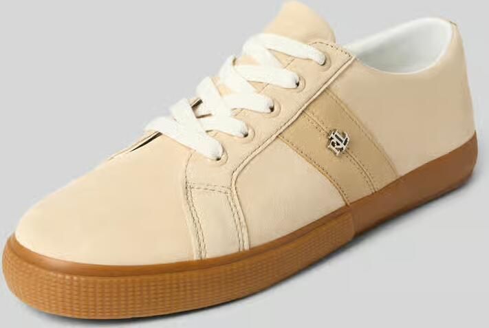 Lauren Ralph Lauren Sneakers van leer met labelapplicatie model 'JANSON II'