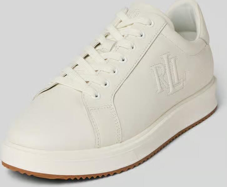 Lauren Ralph Lauren Sneakers van echt leer met logostitching model 'Ainsley' - Foto 3