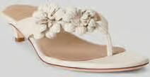 Lauren Ralph Lauren Teenslippers van echt leer met kitten heel