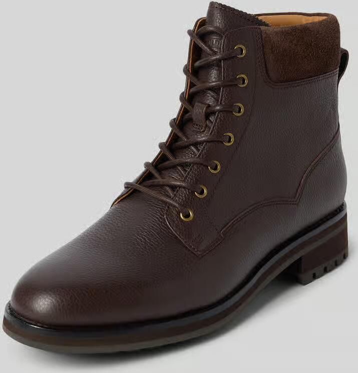 Polo Ralph Lauren Boots van runderleer met profielzool model 'BRYSON'