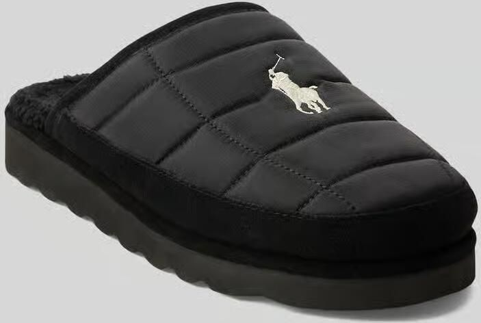 Polo Ralph Lauren Huisschoenen met doorgestikte naden en labelstitching