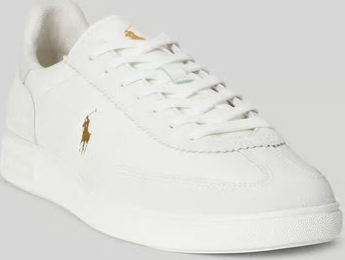 POLO RALPH LAUREN Ralph Lauren Lage Sneakers Dames Bedford Pp Sneakers Low Top Lace D Leer Wit - Foto 5