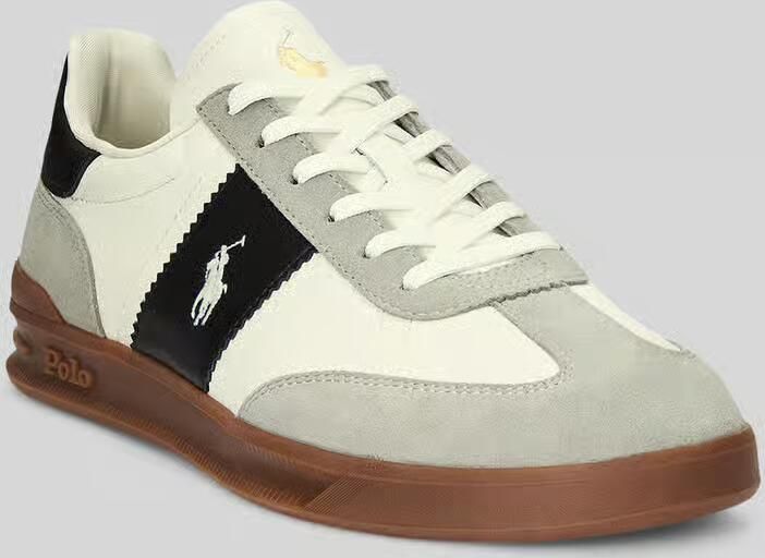 POLO RALPH LAUREN Ralph Lauren Lage Sneakers Heren Heritage Aera Pp Low Top Lace Leer Wit - Foto 12