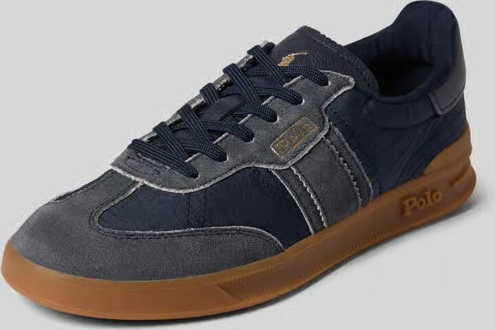 Polo Ralph Lauren Low-Top-sneakers van echt leer model 'AERA'